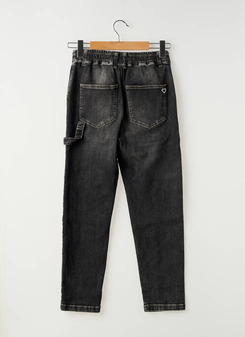 Jeans coupe slim noir PLEASE femme