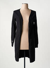 Gilet manches longues stretch noir CREAM femme