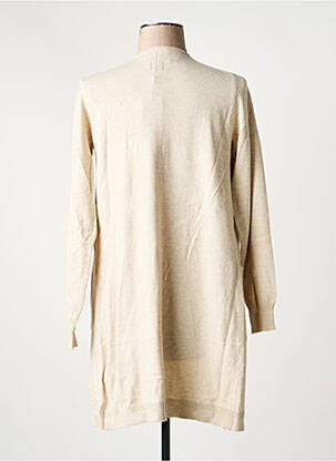 Gilet manches longues stretch beige CREAM femme