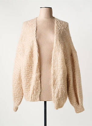 Gilet manches longues stretch rose TWNS THE LABEL femme