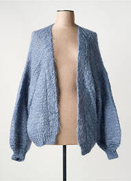 Gilet manches longues stretch bleu TWNS THE LABEL femme
