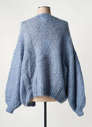 Gilet manches longues stretch bleu TWNS THE LABEL femme