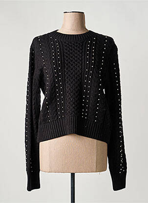 Pull stretch manches longues noir FREEMAN T.PORTER femme