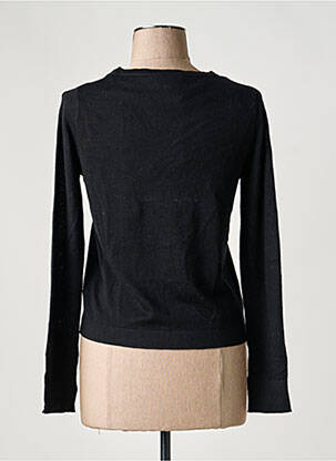 Pull coupe cintrée manches longues noir GRACE & MILA femme