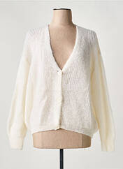 Gilet manches longues beige TWNS THE LABEL femme seconde vue