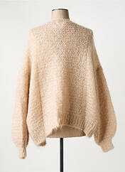 Gilet manches longues rose TWNS THE LABEL femme seconde vue