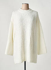 Pull tunique blanc CREAM femme seconde vue