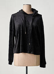 Sweat-shirt à capuche noir PIECES femme seconde vue