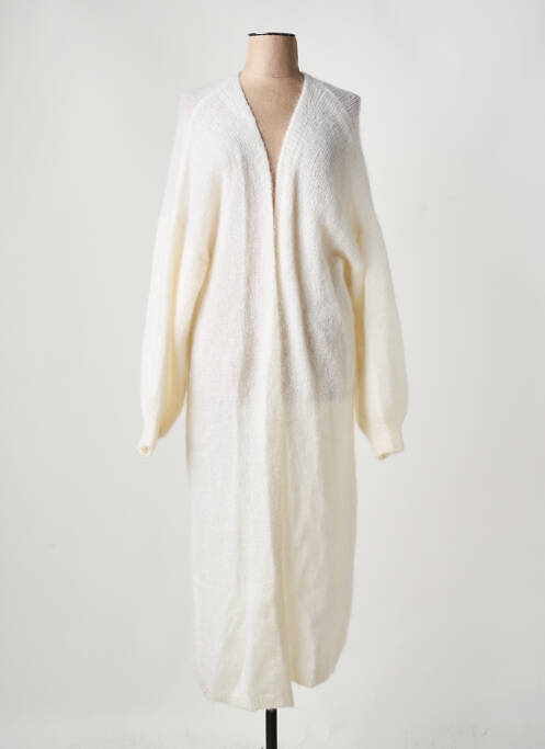 Gilet manches longues coupe cintrée beige TWNS THE LABEL femme