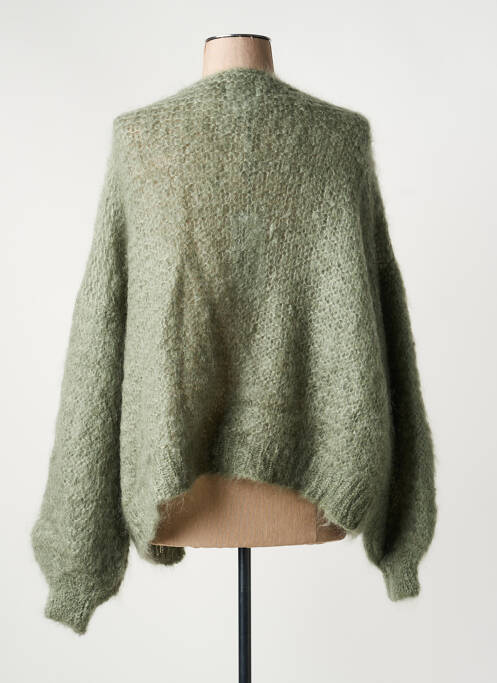 Gilet manches longues stretch vert TWNS THE LABEL femme