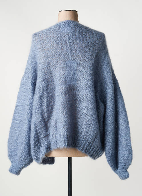 Gilet manches longues stretch bleu TWNS THE LABEL femme