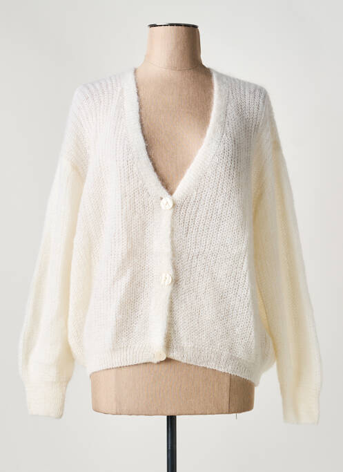 Gilet manches longues stretch beige TWNS THE LABEL femme