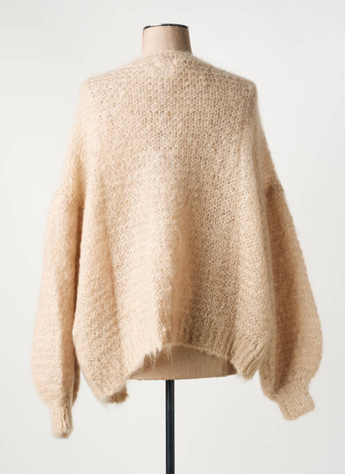 Gilet manches longues rose TWNS THE LABEL femme