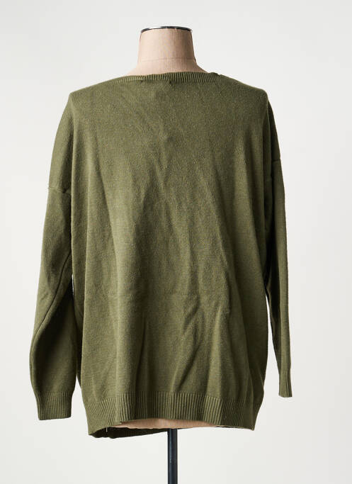 Gilet manches longues vert PLEASE femme