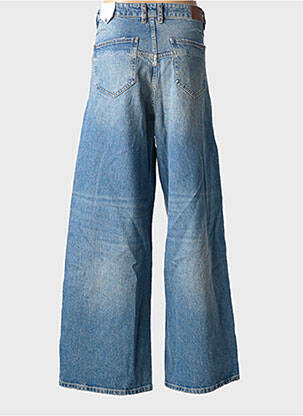 Jeans coupe large stretch taille haute bleu FREEMAN T.PORTER femme