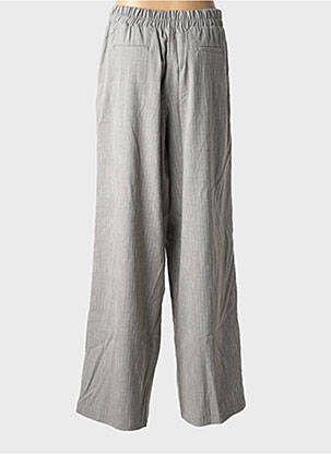 Pantalon large poches taille haute gris FRACOMINA femme