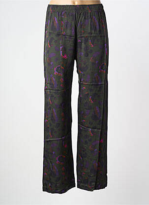 Pantalon droit taille haute taille haute vert IMPERIAL femme