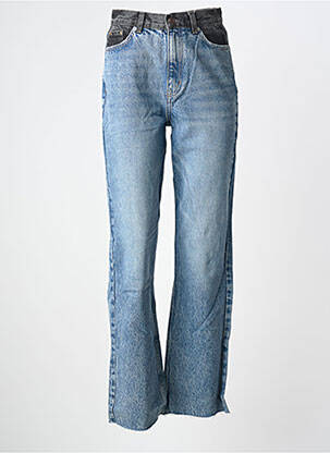 Jeans coupe large stretch taille haute bleu ONLY femme