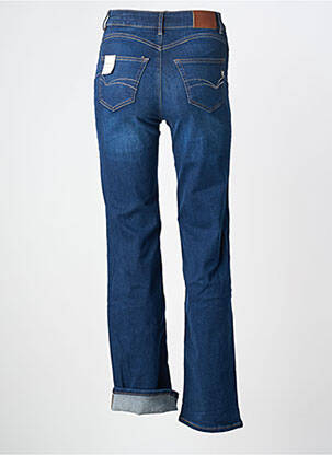 Jeans coupe droite taille haute taille haute bleu FRACOMINA femme