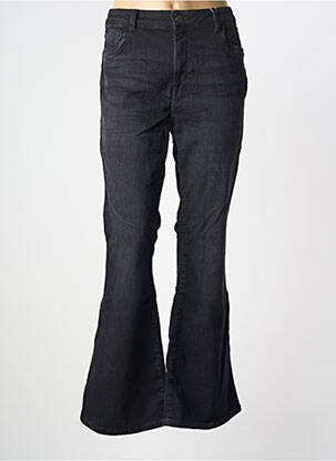Jean coupe flare stretch taille normale noir LTB femme