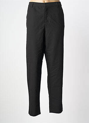 Pantalon chino tissage popeline taille normale noir CREAM femme