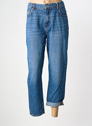Jeans coupe droite stretch taille normale bleu FRACOMINA femme