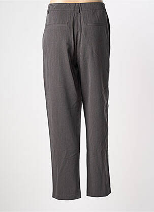 Pantalon chino taille basse taille basse gris CREAM femme