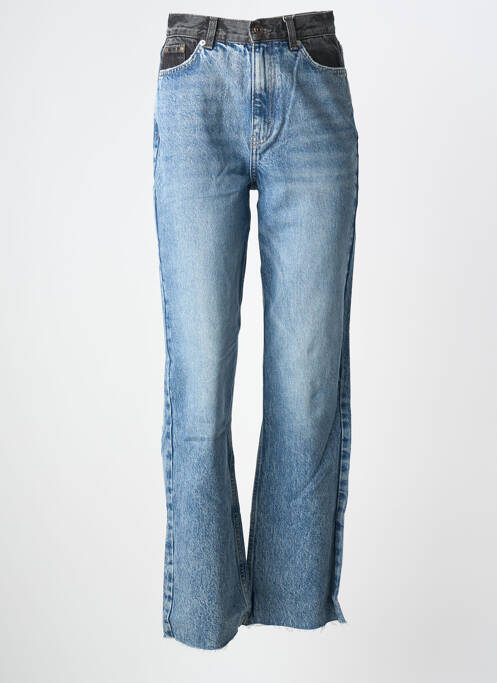 Jeans coupe large stretch taille haute bleu ONLY femme