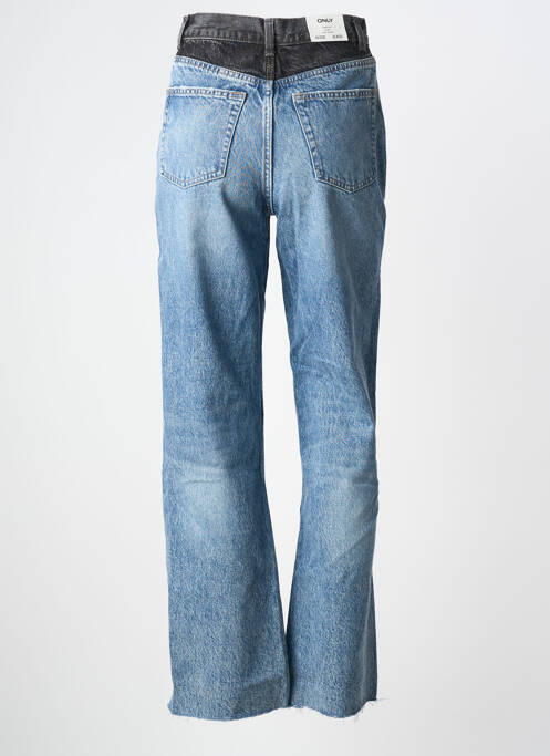 Jeans coupe large stretch taille haute bleu ONLY femme