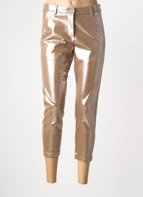 Pantalon 7/8 stretch taille normale beige IMPERIAL femme