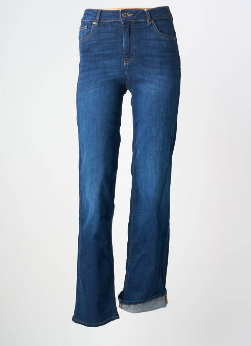 Jeans coupe droite bleu FRACOMINA femme