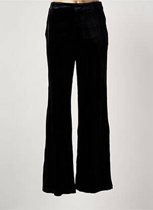 Pantalon droit stretch taille haute noir DROLE DE COPINE femme