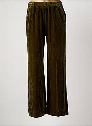 Pantalon large taille normale taille normale vert clair KARMA KOMA femme