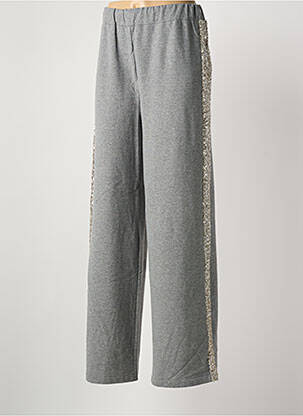 Pantalon large taille normale taille normale gris LOKITA femme
