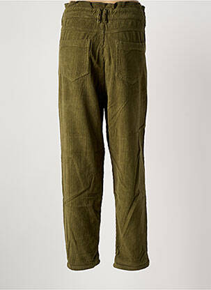 Pantalon droit stretch taille haute vert FREEMAN T.PORTER femme