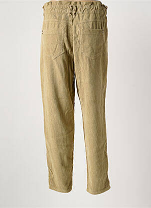 Pantalon droit stretch taille haute beige FREEMAN T.PORTER femme