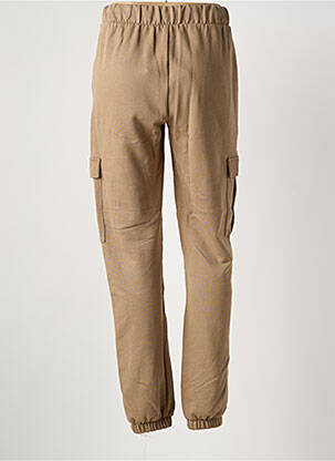 Pantalon cargo taille haute taille haute marron LOKITA femme