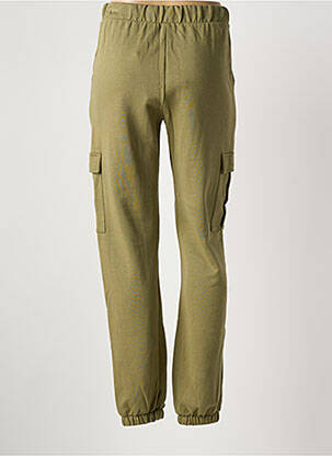 Pantalon cargo taille haute taille haute vert LOKITA femme