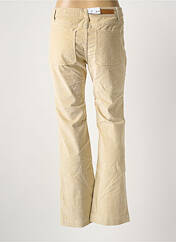 Pantalon flare beige F.A.M. femme seconde vue