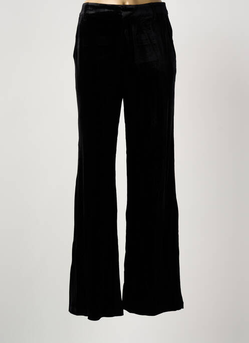 Pantalon droit stretch taille haute noir DROLE DE COPINE femme