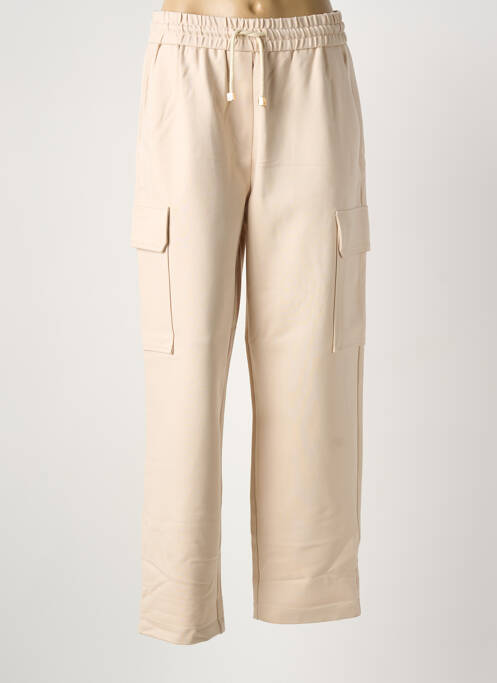 Jogging stretch taille normale beige FRACOMINA femme