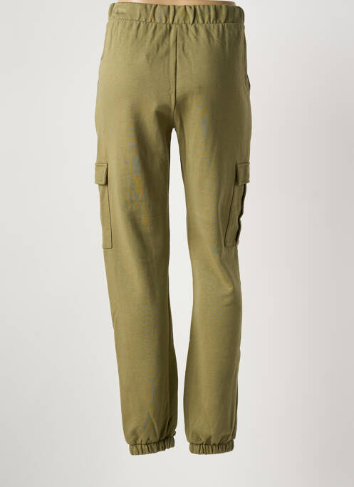 Pantalon cargo taille haute taille haute vert LOKITA femme