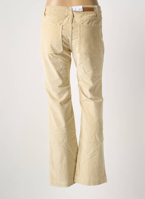 Pantalon flare beige F.A.M. femme