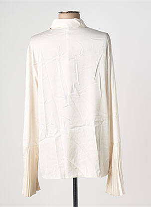 Chemisier coupe fluide manches longues beige IMPERIAL femme
