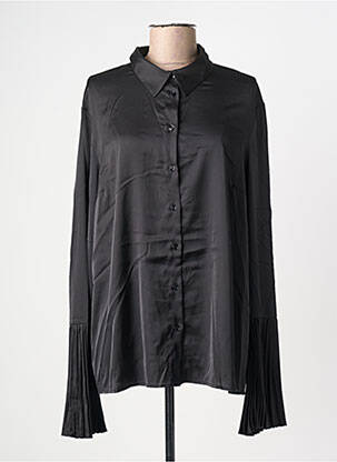Chemisier coupe droite manches longues noir IMPERIAL femme