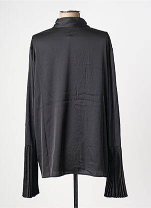 Chemisier coupe droite manches longues noir IMPERIAL femme