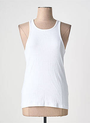 Débardeur coupe ajustée sans manche blanc ONLY femme