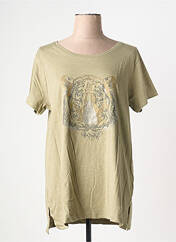 T-shirt vert CREAM femme seconde vue