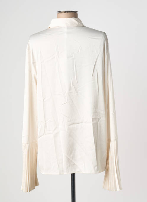 Chemisier coupe fluide manches longues beige IMPERIAL femme