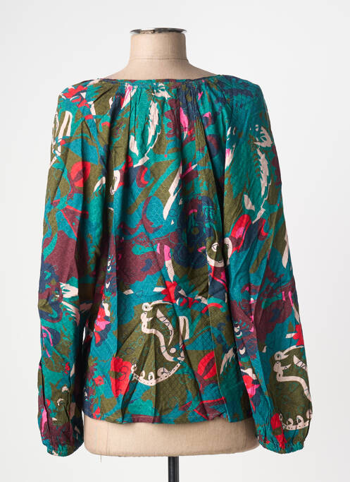 Blouse imprimé fleurs manches longues vert WHITE STUFF femme